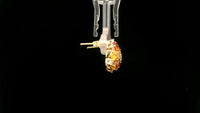 2.71 Ct Oval Multi Sapphire 14K Gold Earrings
