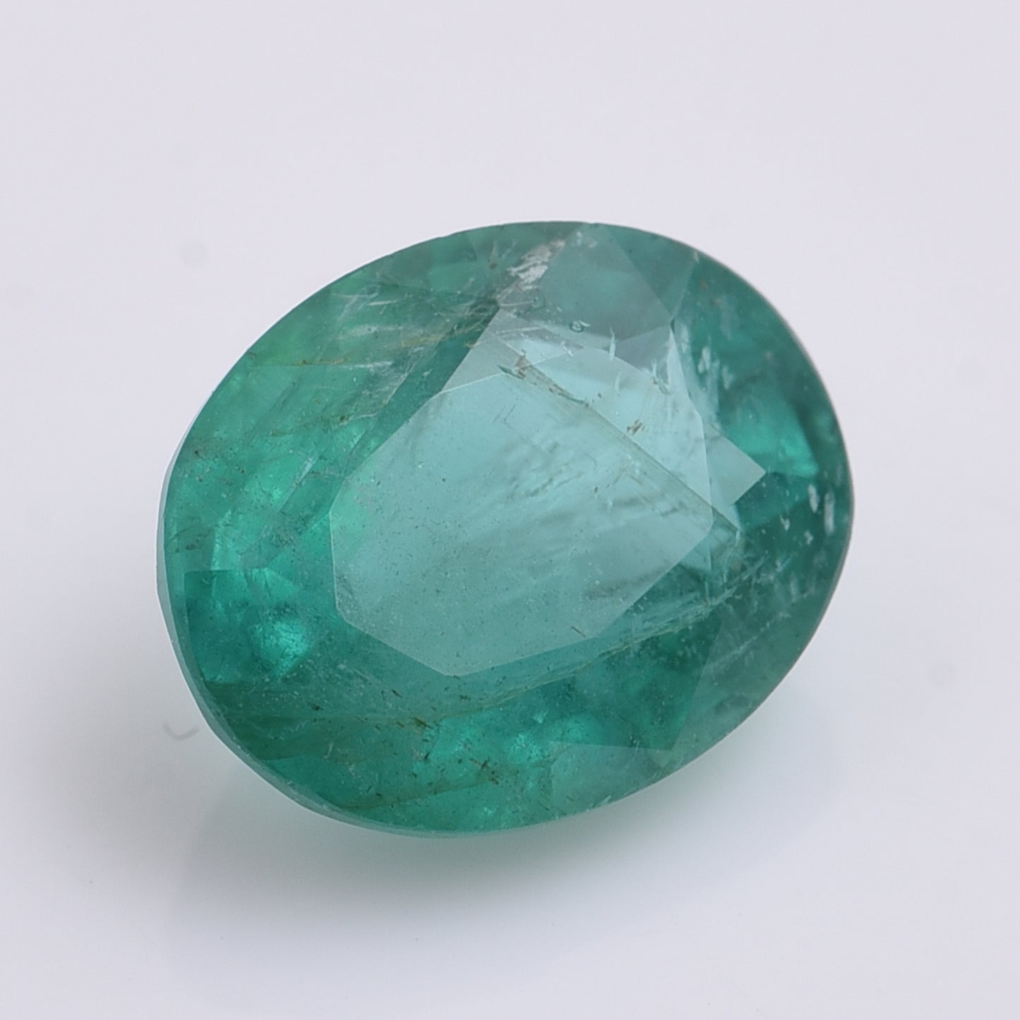 2.62 Natural Beryl Emerald Oval Mixed Cut Gemstone