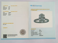3.41 Carats Lab Grown Diamond 14K Gold Ring