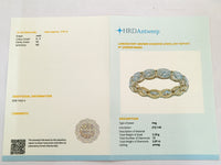 3.87 Carats Lab Grown Diamond 14K Gold Ring