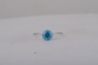 1.08 Carats Blue Lab Grown Diamond 14K Gold Ring