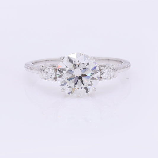 2.13 Carats Lab Grown Diamond 14K Gold Ring