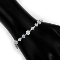 2.33 Carats Lab Grown Diamond 14K Gold Bracelet