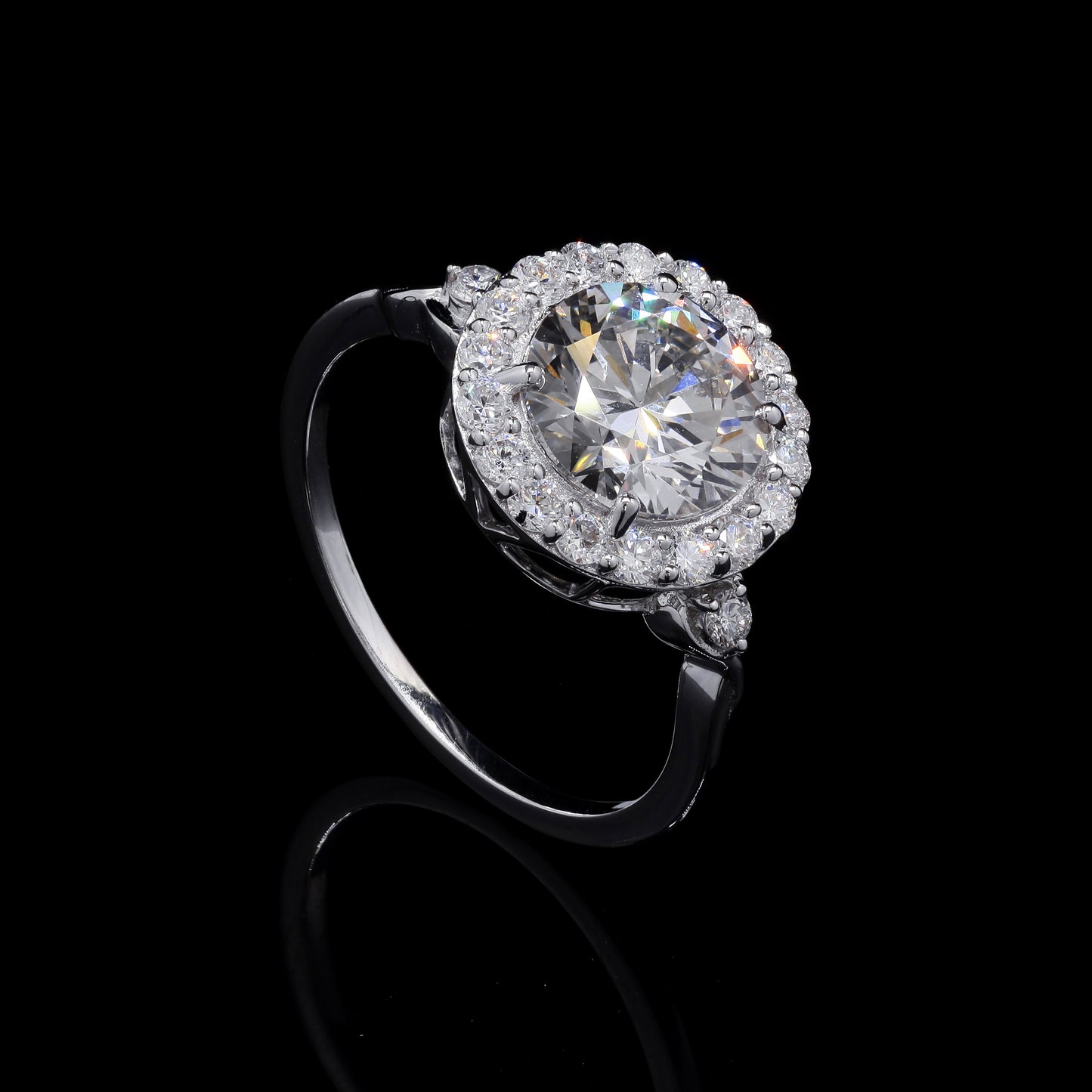 2.52 Carats Lab Grown Diamond 14K Gold Ring