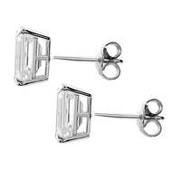 3.79 Carats Lab Grown Diamond 14K Gold Earrings