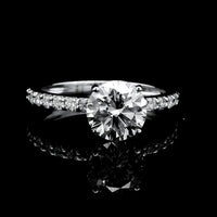 1.99 Carats Lab Grown Diamond 14K Gold Ring