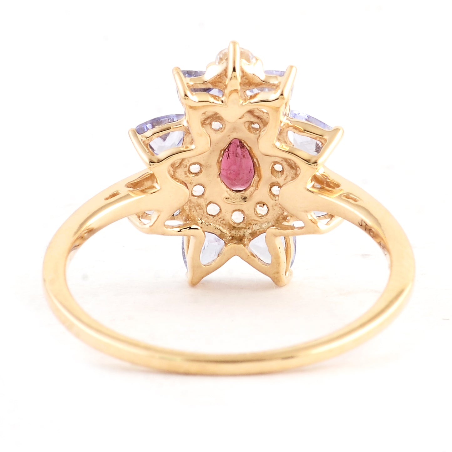 1.18 Ct Pear Tourmaline 14K Gold Ring