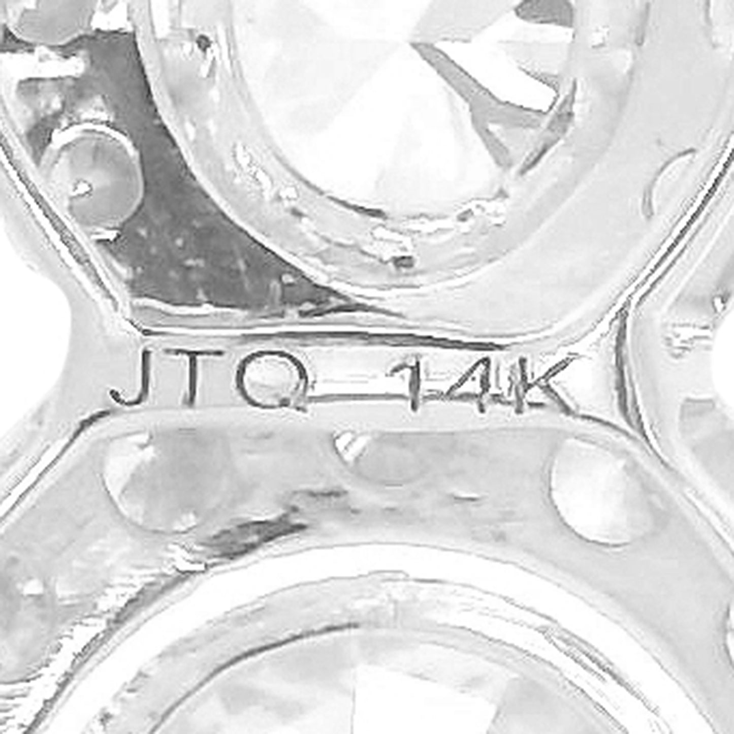2.83 Carats Lab Grown Diamond 14K Gold Pendant