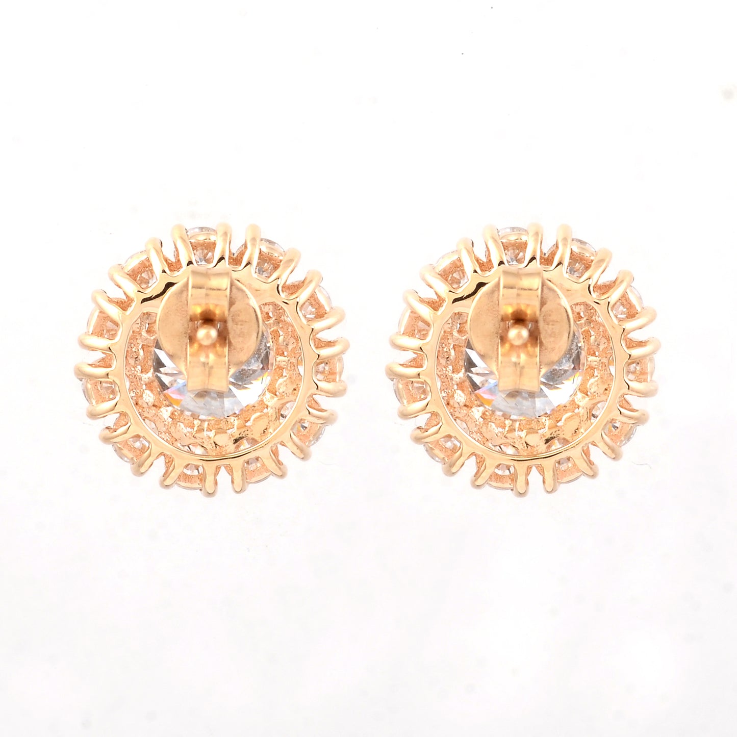 3.08 Carats Lab Grown Diamond 14K Gold Earrings