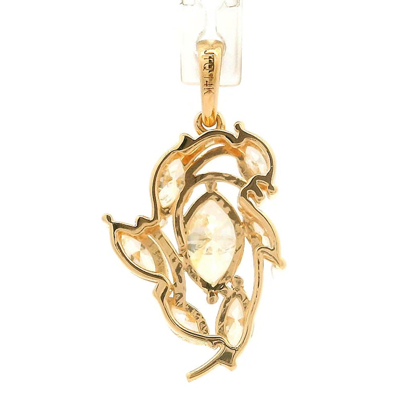 1.19 Ct Marquise Diamond 14K Gold Pendant