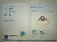 1.67 Ct Oval Natural Topaz 14K Gold Ring