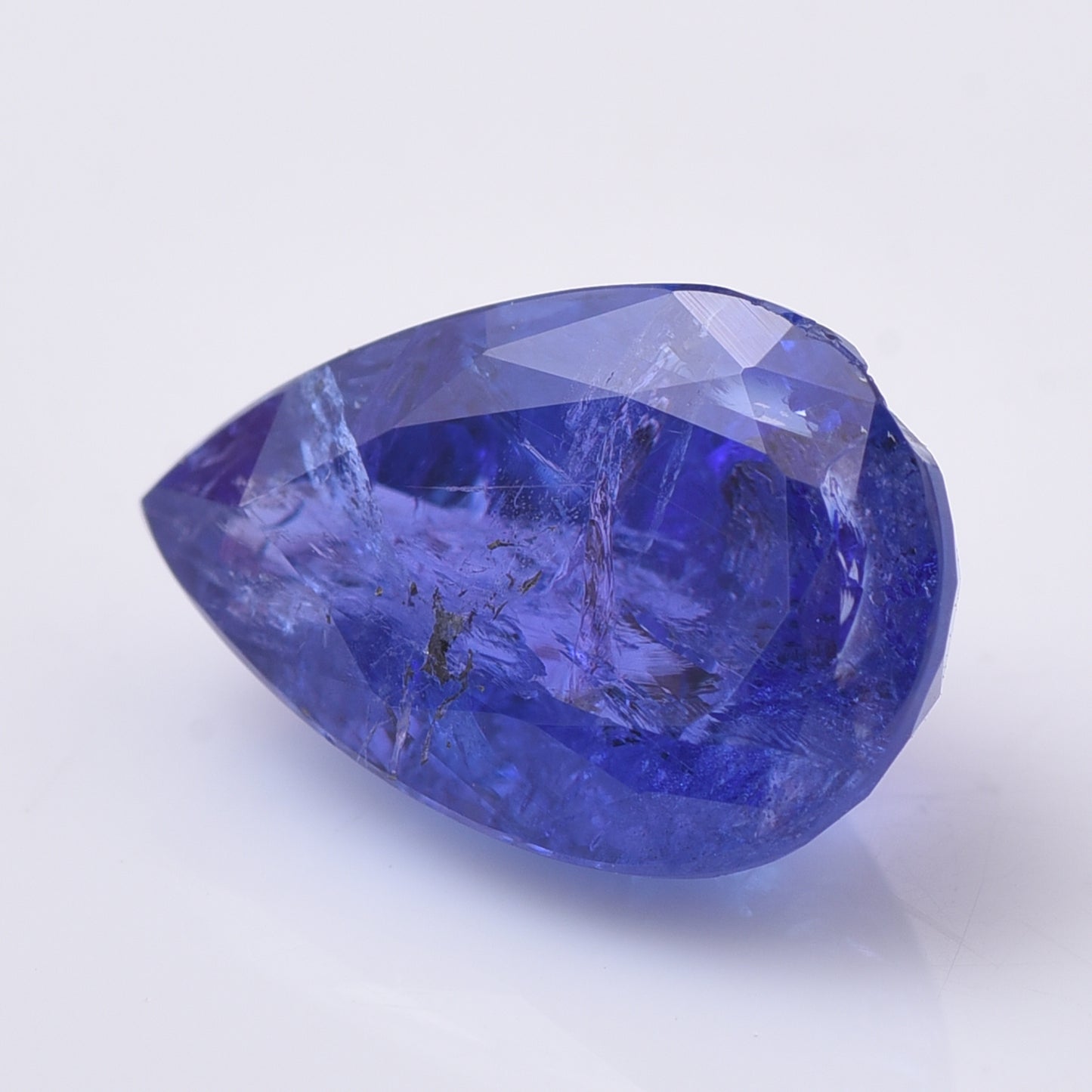 6.09 Natural Zoisite Tanzanite Pear Mixed Cut Gemstone