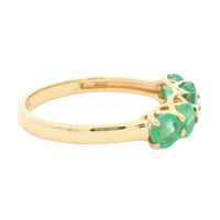 1.27 Ct Round Emerald 14K Gold Ring