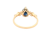 2.05 Ct Pear Sapphire 14K Gold Ring
