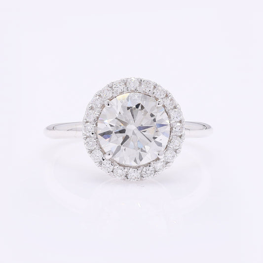 2.39 Carats Lab Grown Diamond 14K Gold Ring