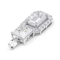 3.89 Carats Lab Grown Diamond 14K Gold Pendant