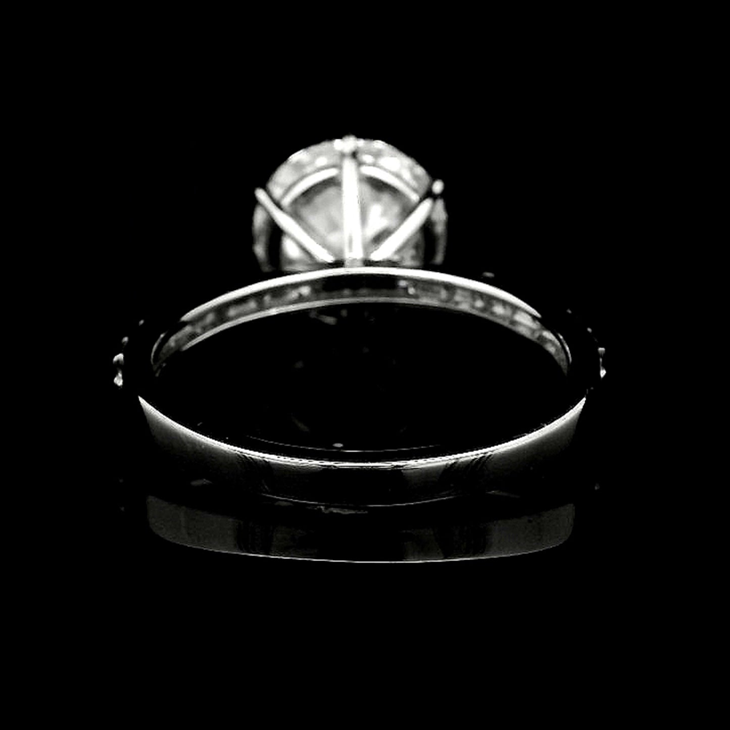 3.21 Carats Lab Grown Diamond 14K Gold Ring