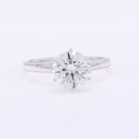 2.10 Carats Lab Grown Diamond 14K Gold Ring