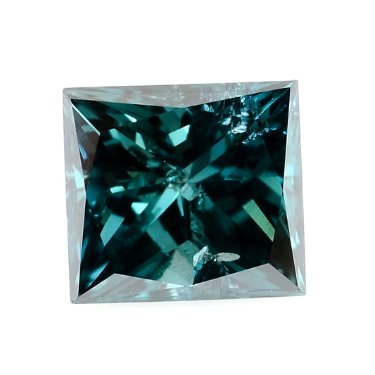 0.28 Blue Diamond Sqaure Loose Gemstone