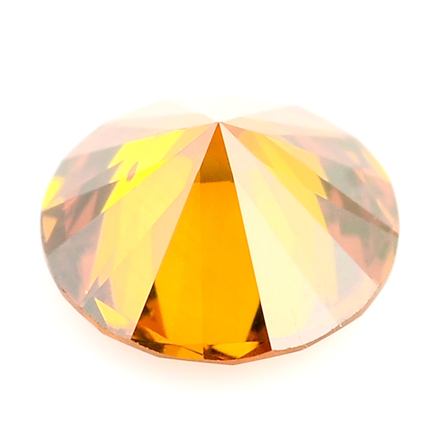 0.24 Red Diamond Round Loose Gemstone
