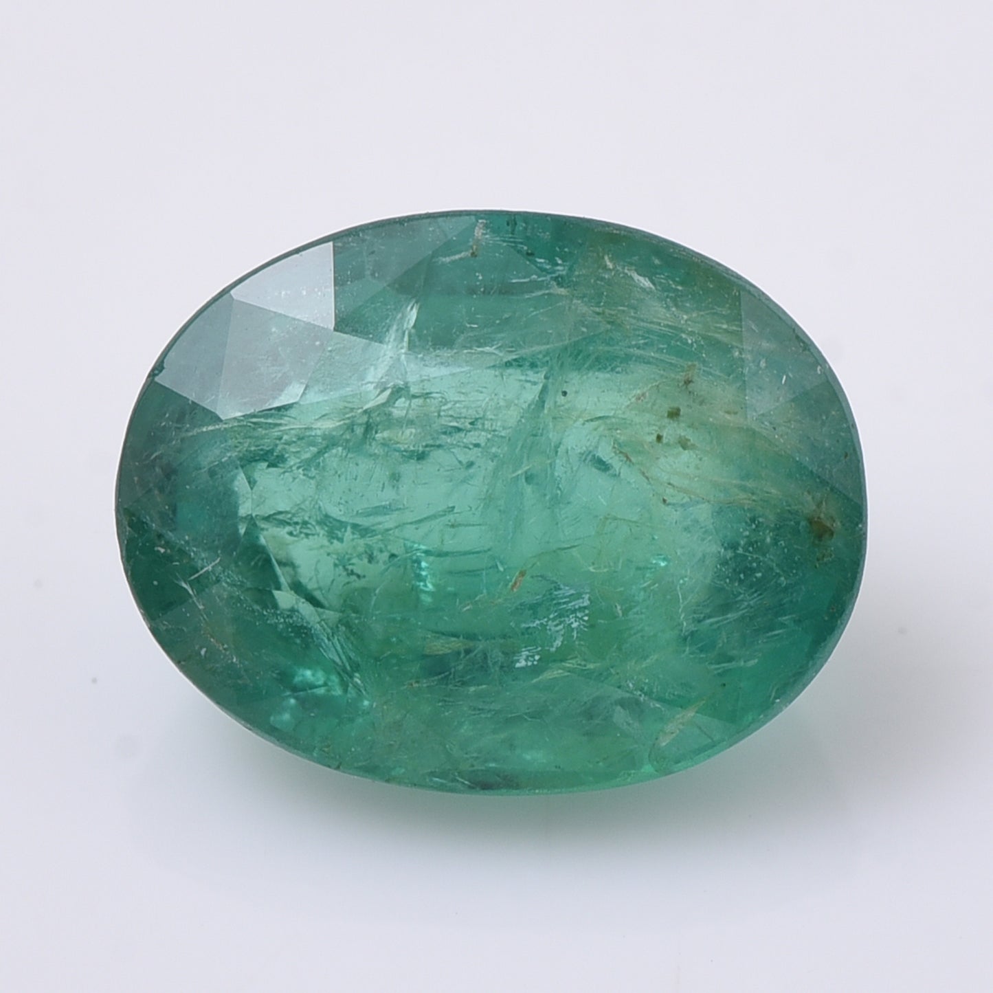2.29 Natural Beryl Emerald Oval Mixed Cut Gemstone