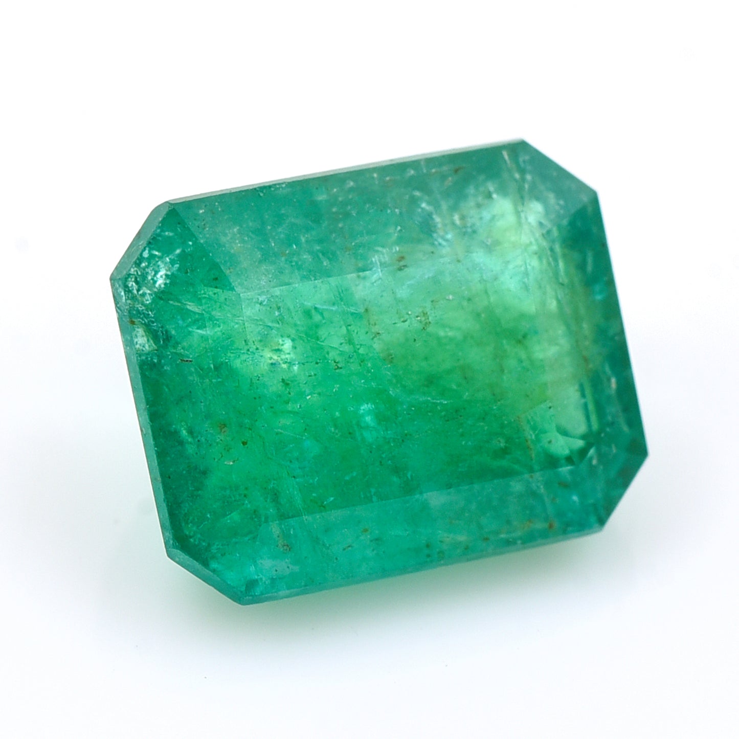 3.37 Natural Beryl Emerald Emerald Cut Gemstone