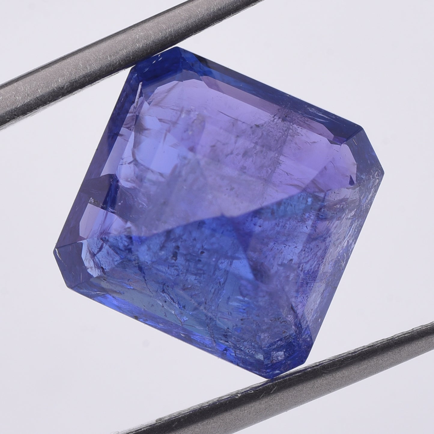 8.7 Natural Zoisite Tanzanite Square Emerald Cut Gemstone