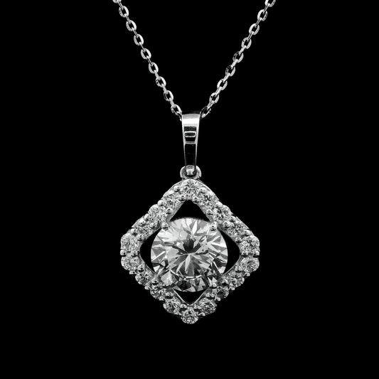2.13 Carats Lab Grown Diamond 14K Gold Pendant