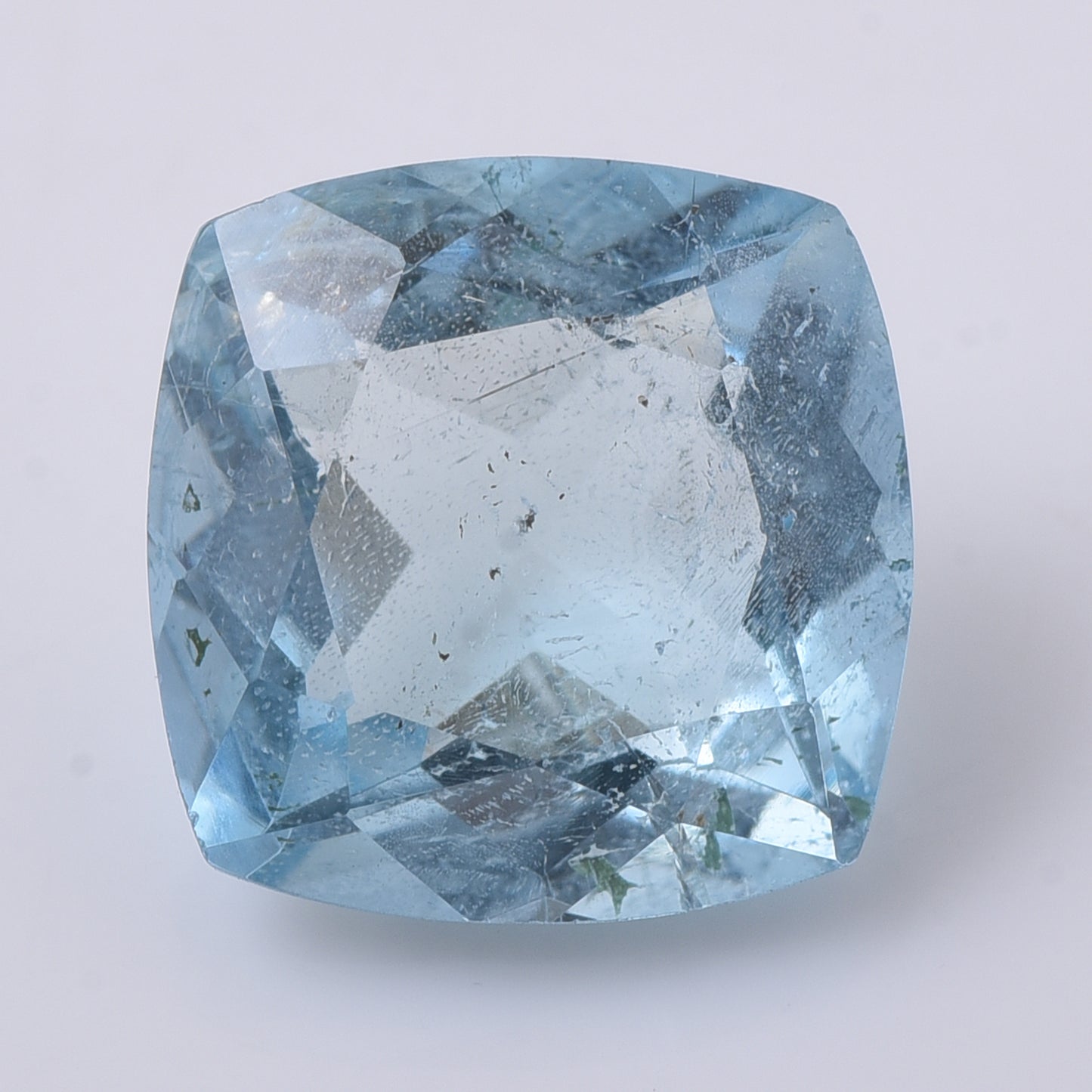 4.04 Natural Beryl Aquamarine Cushion Mixed Cut Gemstone