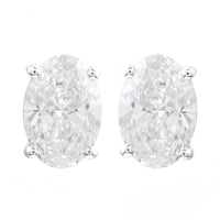 3.07 Carats Lab Grown Diamond 14K Gold Earrings