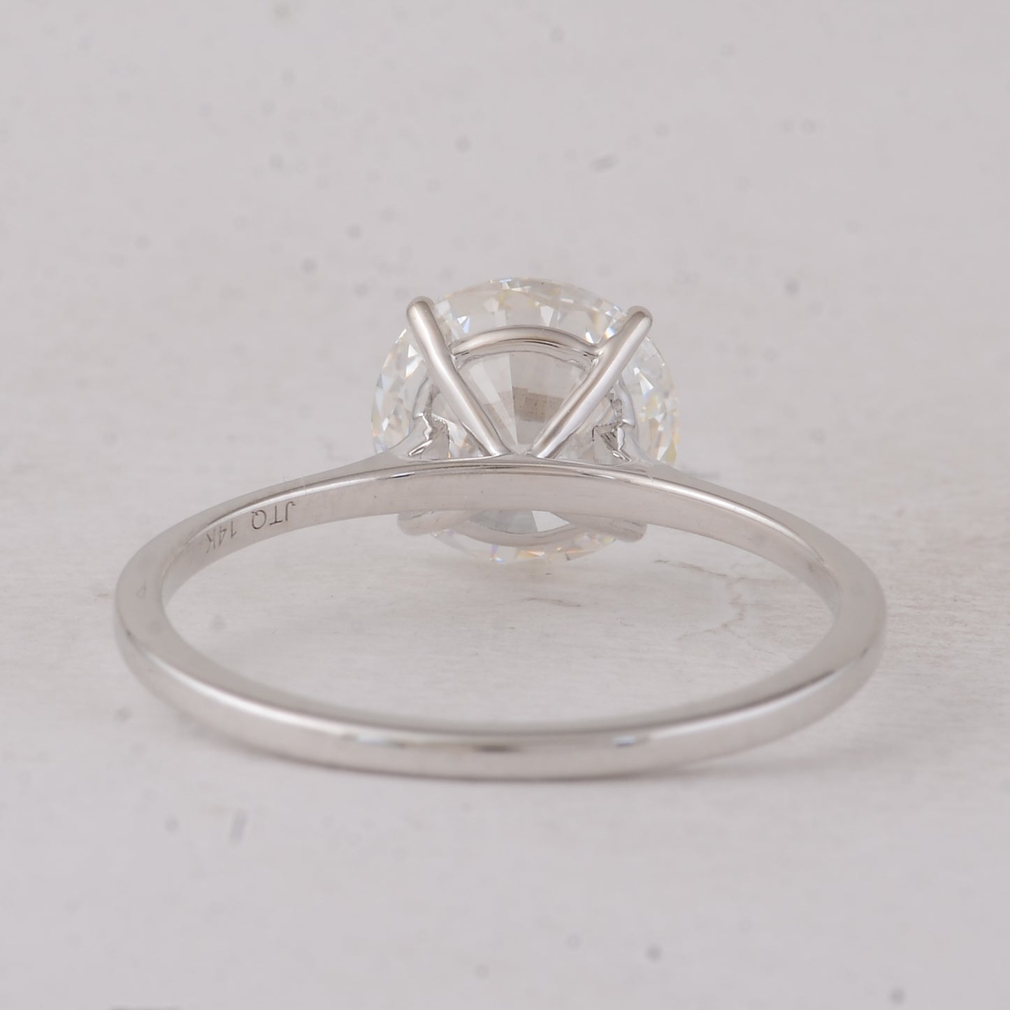 2.03 Carats Lab Grown Diamond 14K Gold Ring