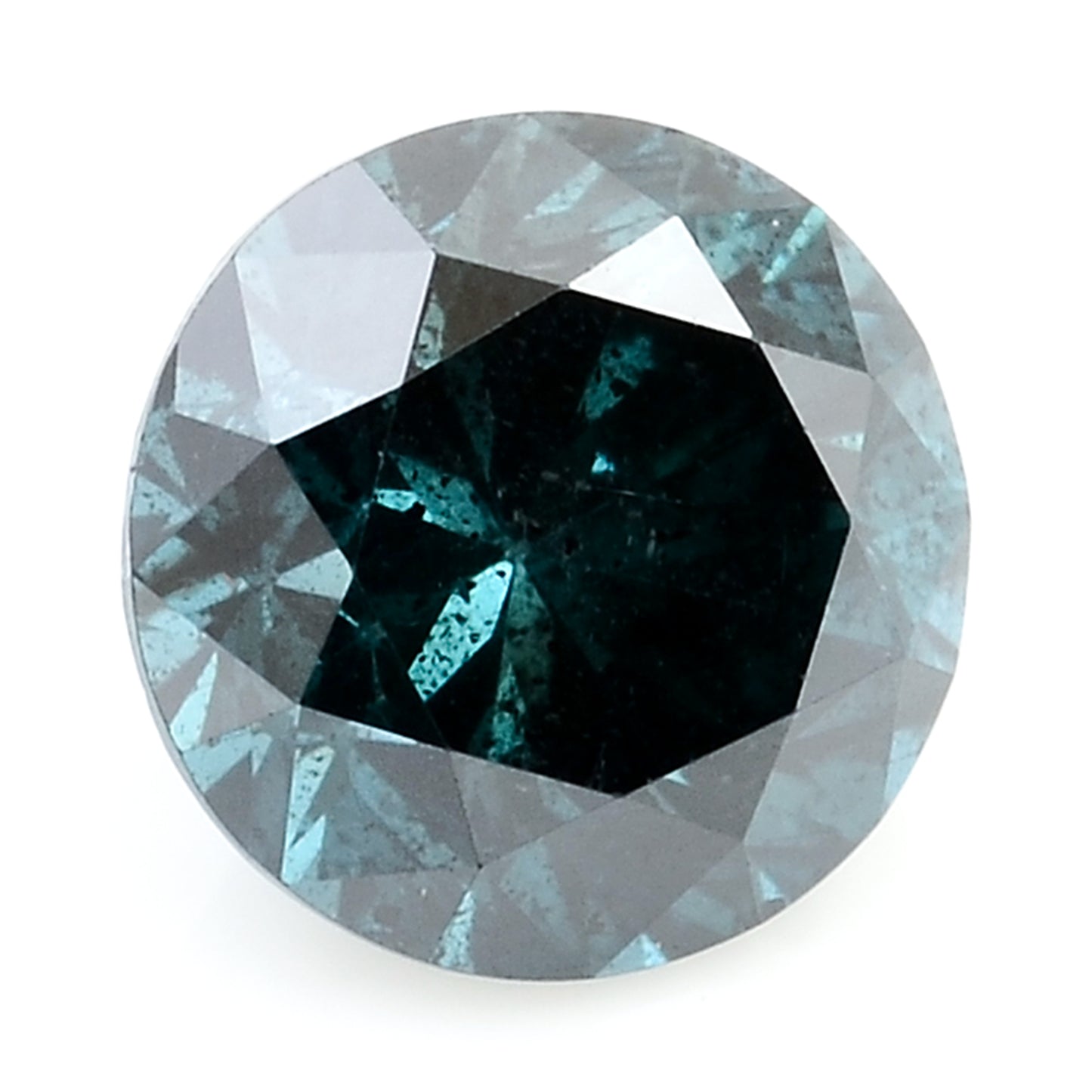0.47 Blue Diamond Round Loose Gemstone