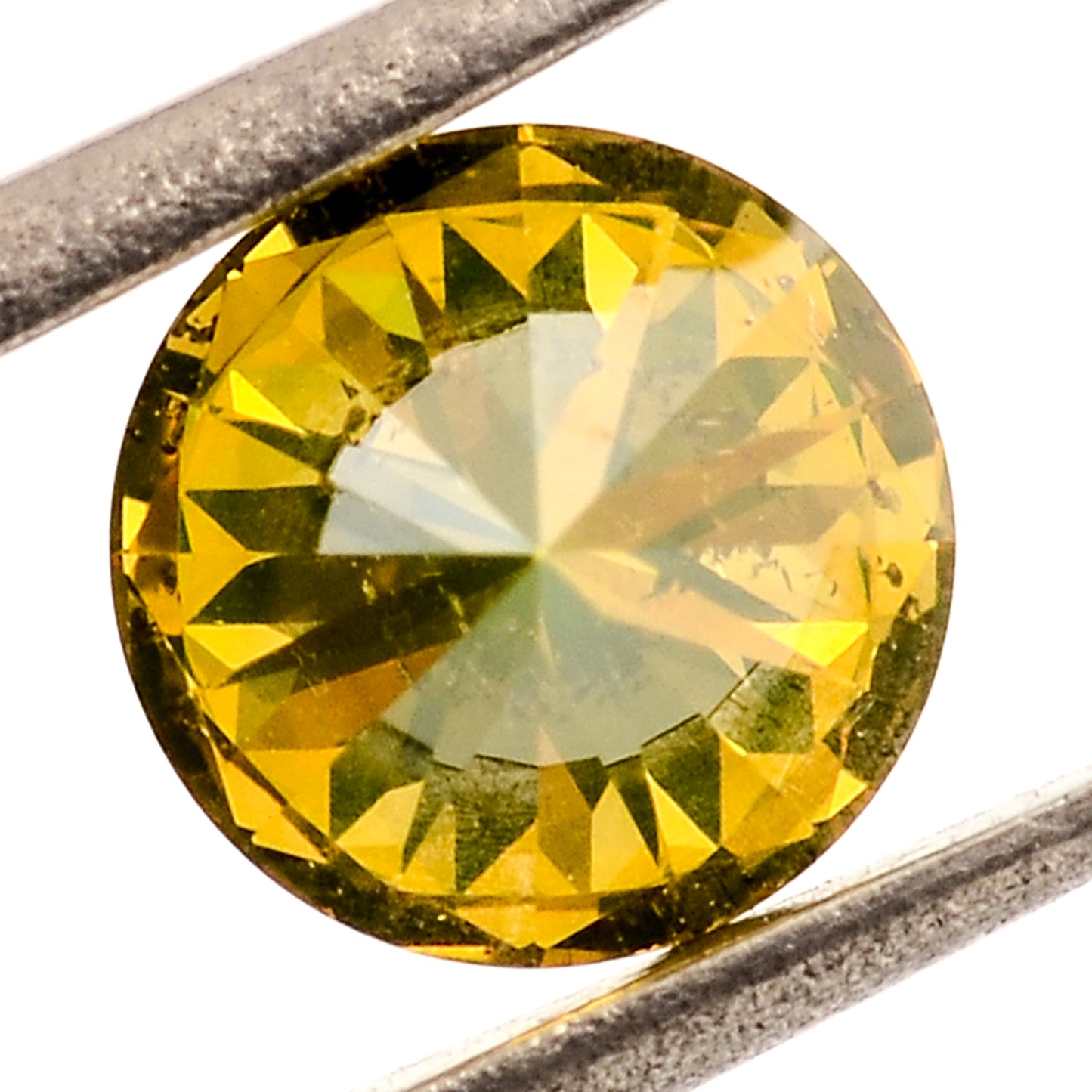 0.43 Yellow Diamond Round Loose Gemstone