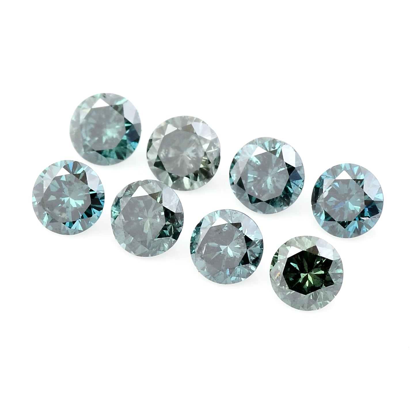 0.69 Blue Diamond Round Loose Gemstone