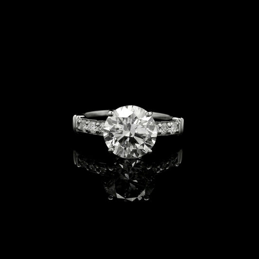 2.29 Carats Lab Grown Diamond 14K Gold Ring