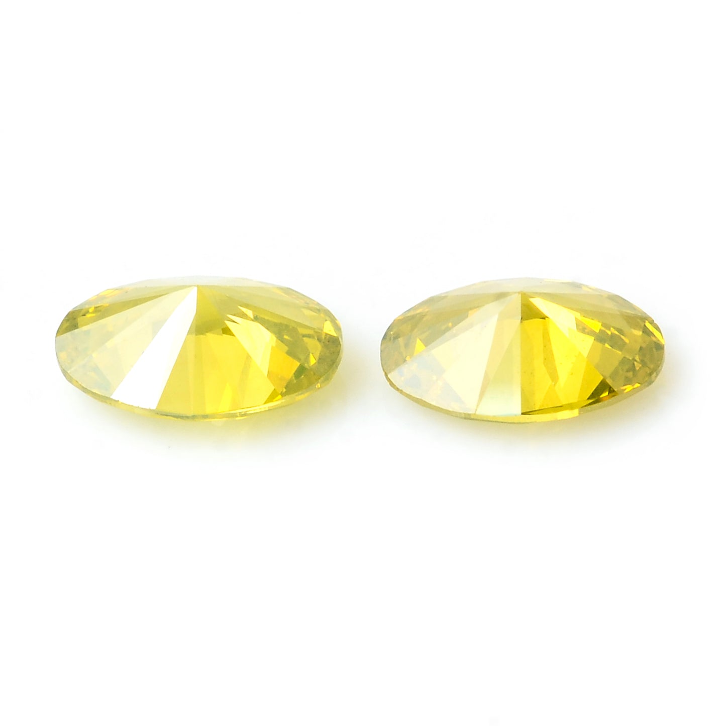 0.69 Carat Yellow Diamond Oval Loose Gemstone
