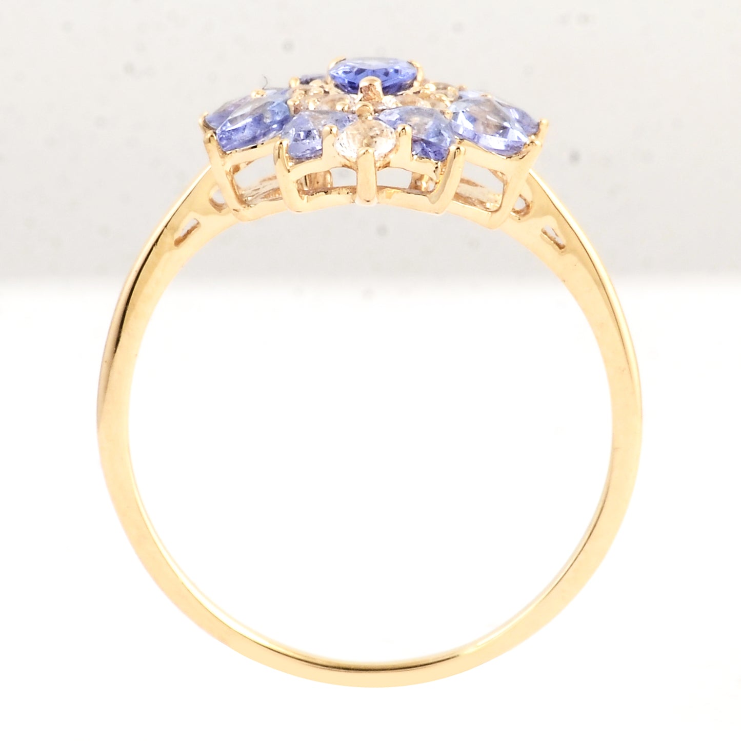 1.37 Ct Pear Tanzanite 14K Gold Ring
