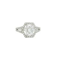 4.13 Ct Cubic Zirconia 925 Sterling Silver Ring