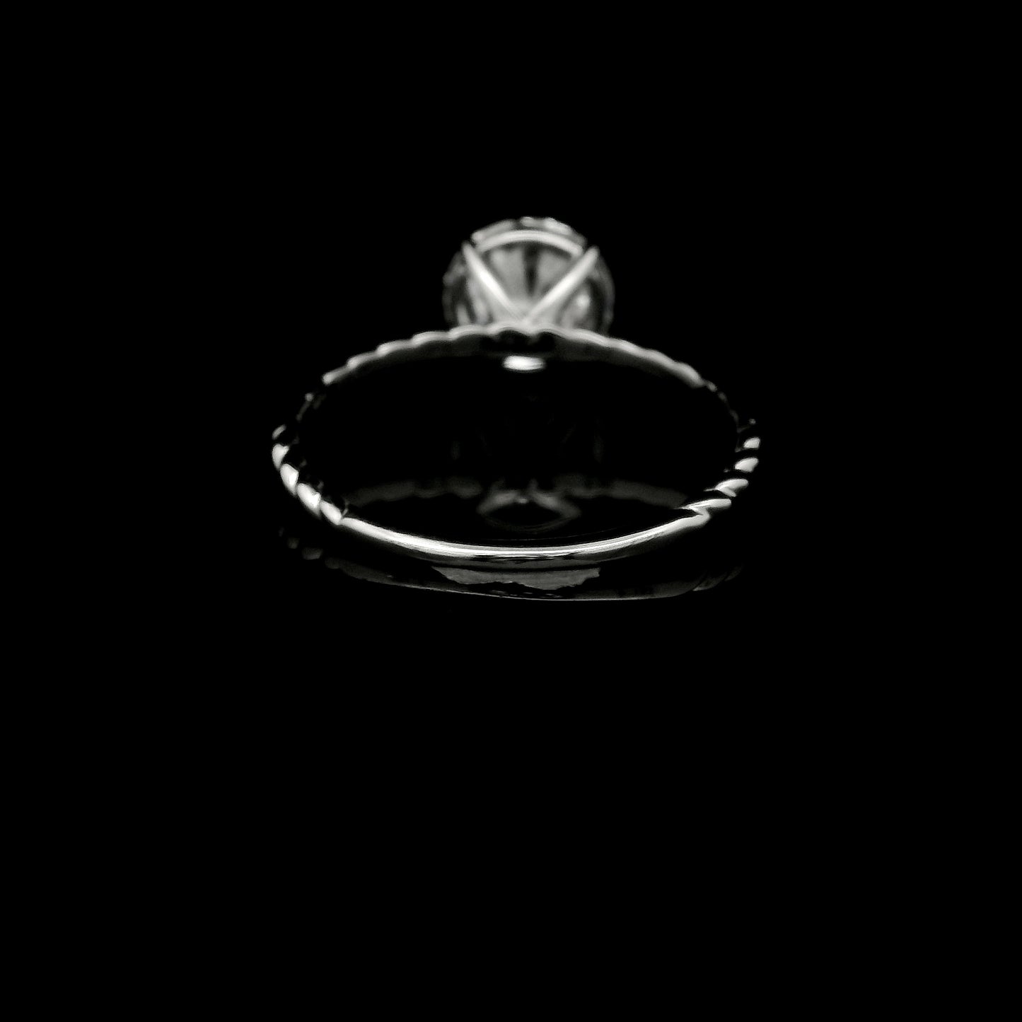 1.60 Ct Round Lab Grown Diamond 14K Gold Ring