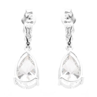 4.38 Carats Lab Grown Diamond 14K Gold Earrings