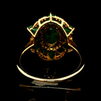 2.05 Ct Oval Emerald 14K Gold Ring