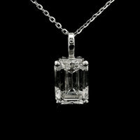 2.01 Carats Lab Grown Diamond 14K Gold Pendant