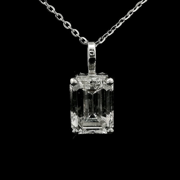 2.01 Carats Lab Grown Diamond 14K Gold Pendant