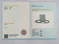 3.31 Carats Lab Grown Diamond 14K Gold Ring
