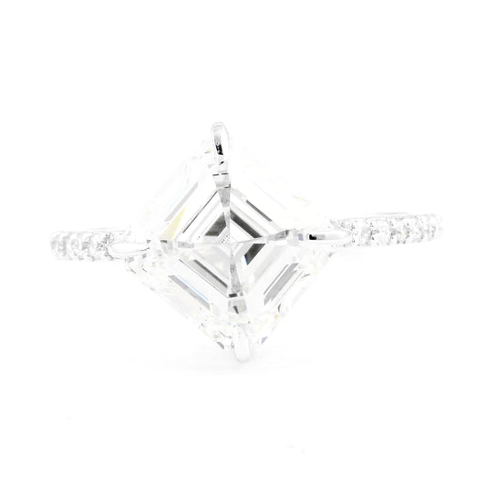 4.45 Carats Lab Grown Diamond 14K Gold Ring