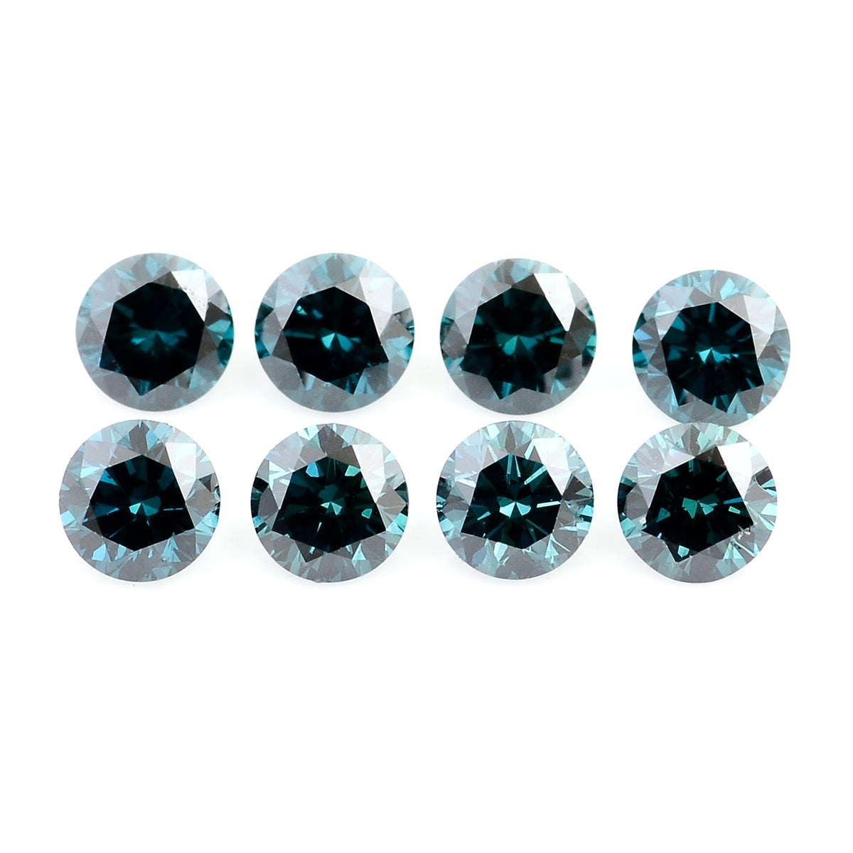 0.64 Blue Diamond Round Loose Gemstone