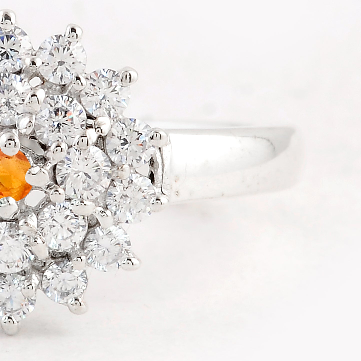 1.06 Ct Round Cubic Zirconia 925 Sterling Silver Ring