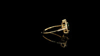 2.73 Ct Oval Natural Sapphire 14K Gold Ring