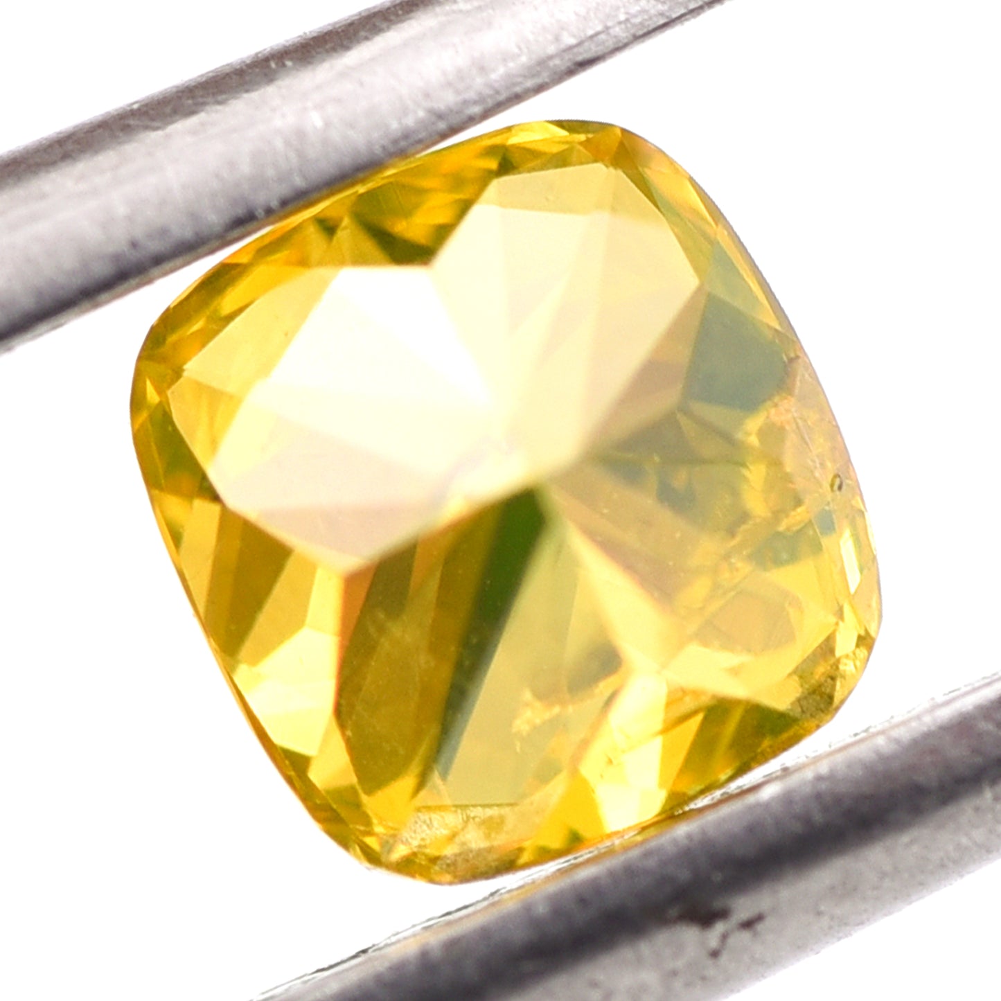 0.34 Yellow Diamond Cushion Loose Diamond