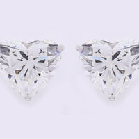5.94 Carats Lab Grown Diamond 14K Gold Earrings